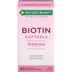 Biotina Nature's Bounty 10.000mcg (90 softgels)