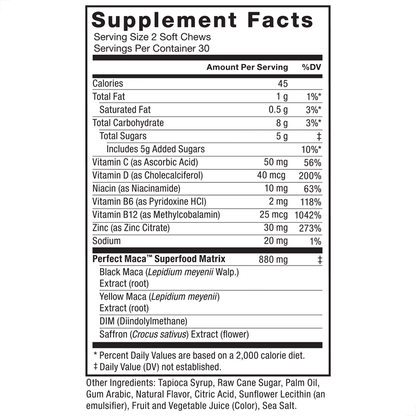 Maca Force Factor (60 soft chews)