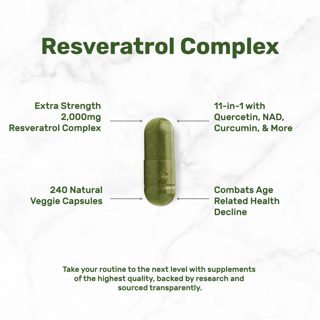 Resveratrol Complex Deal Supplement 2.000mg (240 cápsulas)