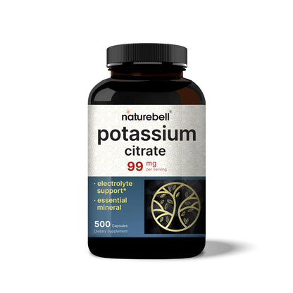 Citrato Potasio NatureBell 99mg (500 cápsulas)