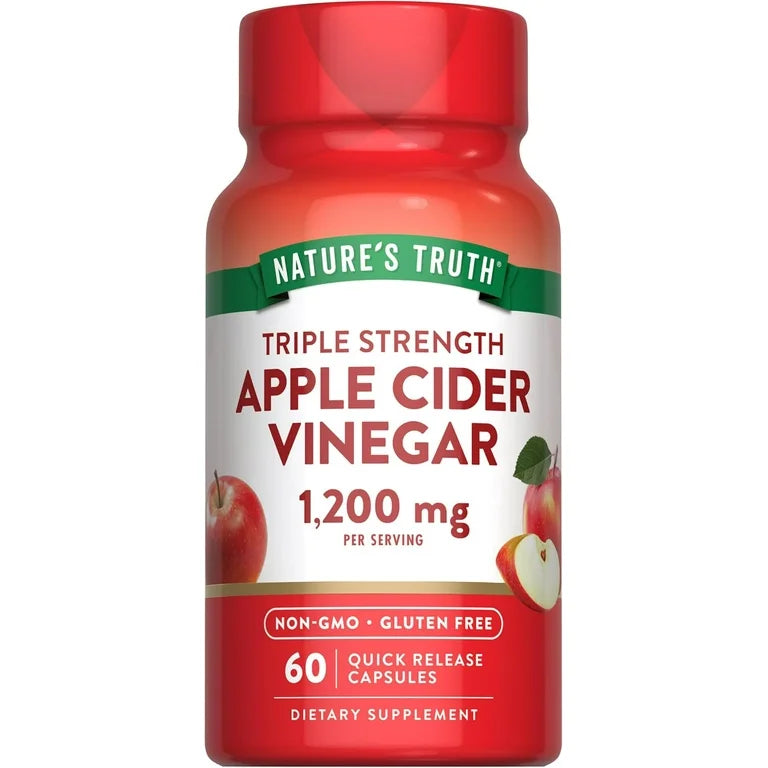 Vinagre de Sidra de Manzana Nature's Truth 1.200mg (60 cápsulas)