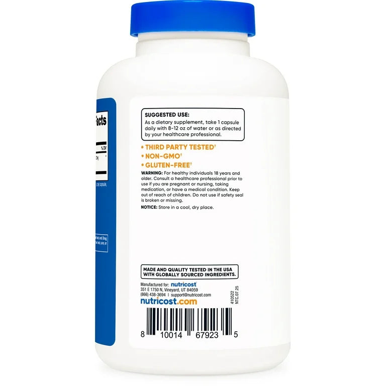 Ginkgo Biloba Nutricost 120mg (240 cápsulas)