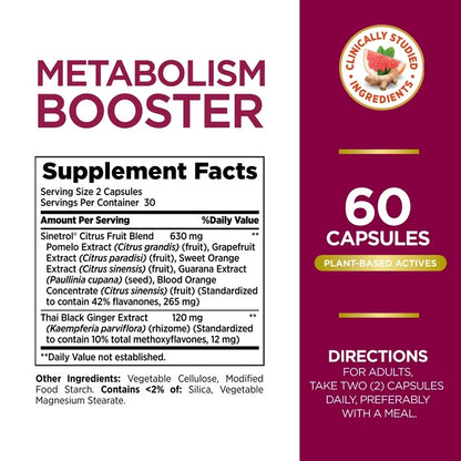 Metabolism Booster Natures Bounty (60 cápsulas)