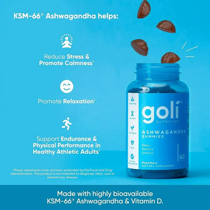 Ashwagandha GOLI (60 gomitas)