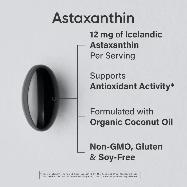 Astaxantina Sports Research 12mg (60 cápsulas)