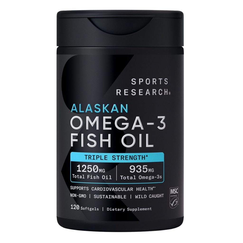Omega 3 Fish Oil Alaskan Sports Research (120 softgels)