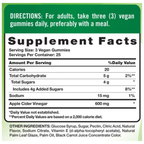 Vinagre de Sidra de Manzana Nature's Truth 600mg (75 gomitas)