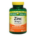 Zinc + Vitamina D3 Spring Valley 50mg (150 cápsulas)