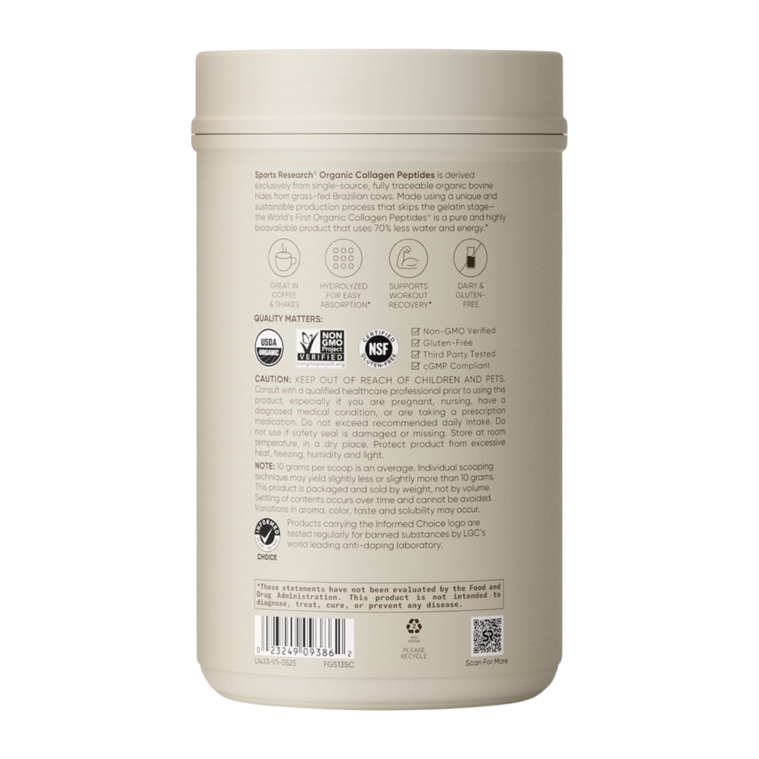 Colágeno Peptidos Sports Research (680 gramos)