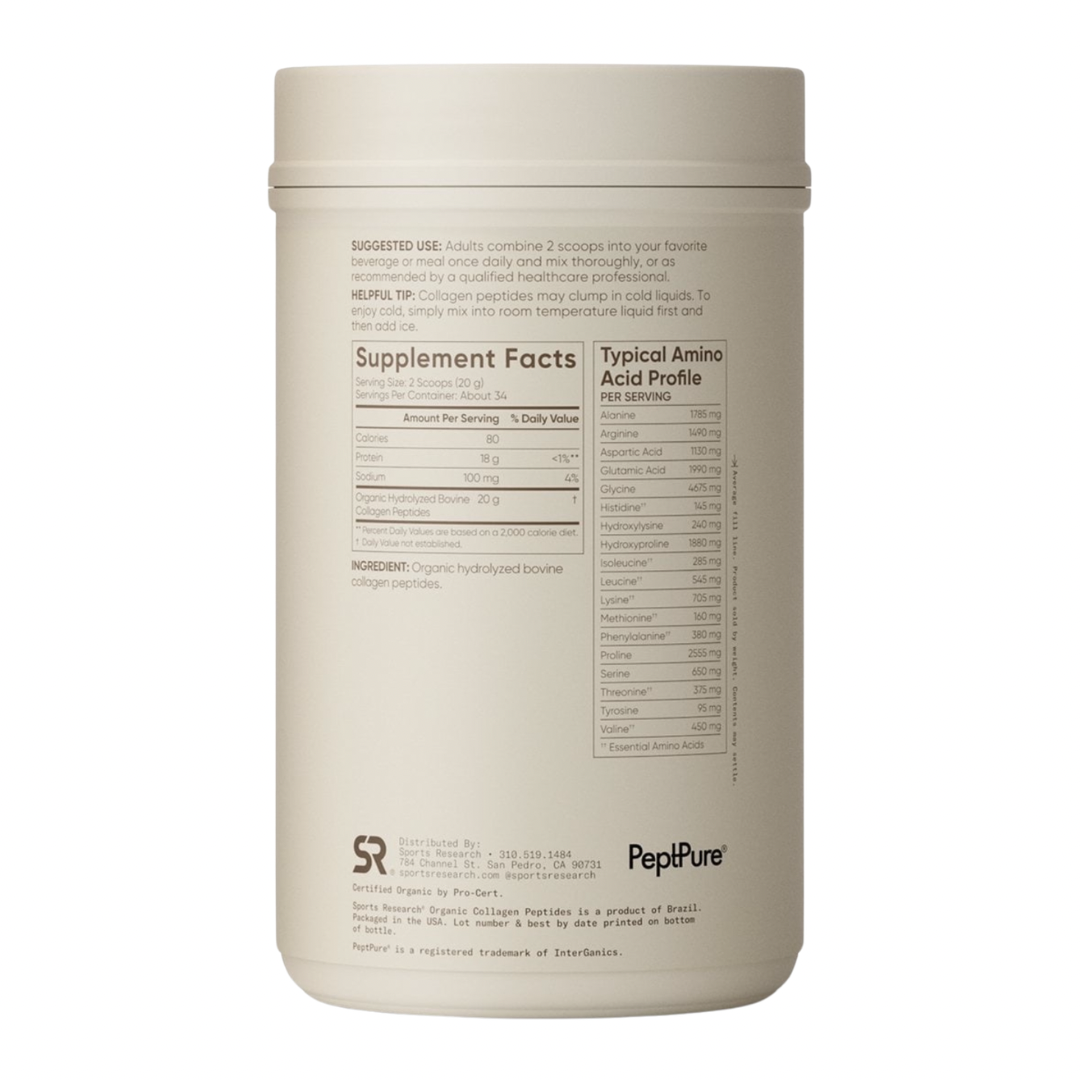 Colágeno Peptidos Sports Research (680 gramos)