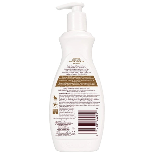 Crema Hidratante de Aceite de Coco con Vitamina E Palmer's (400ml)