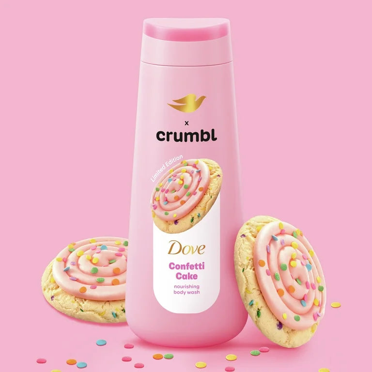 Jabón Corporal Dove x Crumbl Confetti Cake (20 Oz)