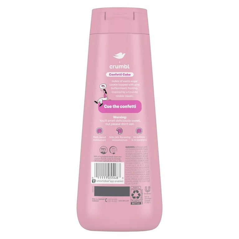 Jabón Corporal Dove x Crumbl Confetti Cake (20 Oz)