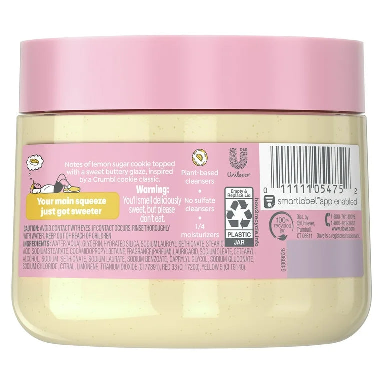 Exfoliante Corporal Dove x Crumbl Lemon Glaze (15 Oz)