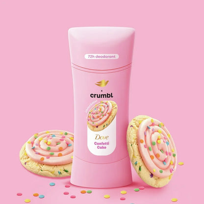 Desodorante Libre de Aluminio Dove x Crumbl Confetti Cake (2.6 Oz)
