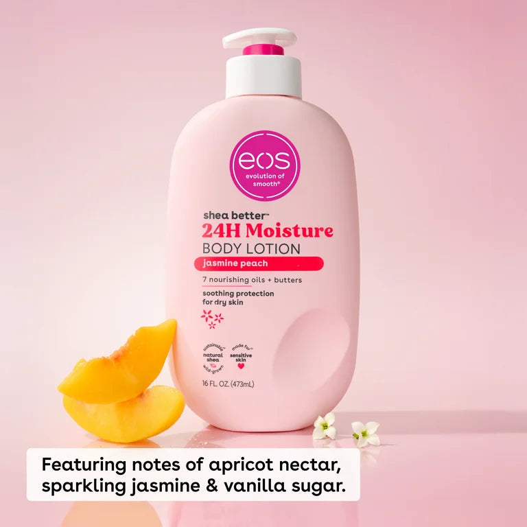 Crema Hidratante Corporal EOS Jasmine Peach (473 ml)