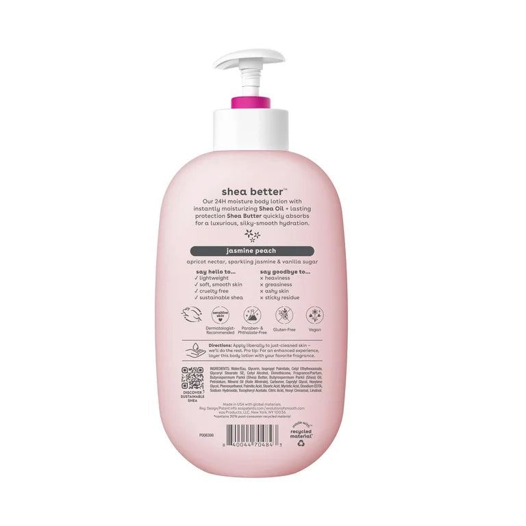 Crema Hidratante Corporal EOS Jasmine Peach (473 ml)