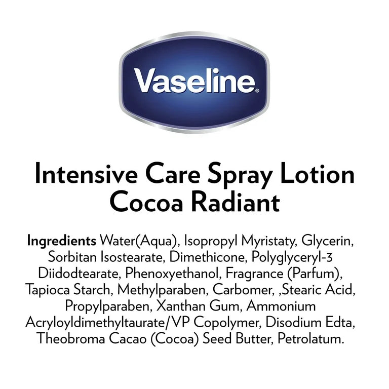 Crema Hidratante en Spray Cocoa Vaseline (184g)