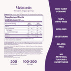 Melatonina NATROL 10mg (200 gomitas)