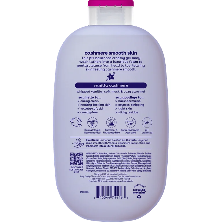 Jabón Corporal EOS Vanilla Cashmere (473 ml)