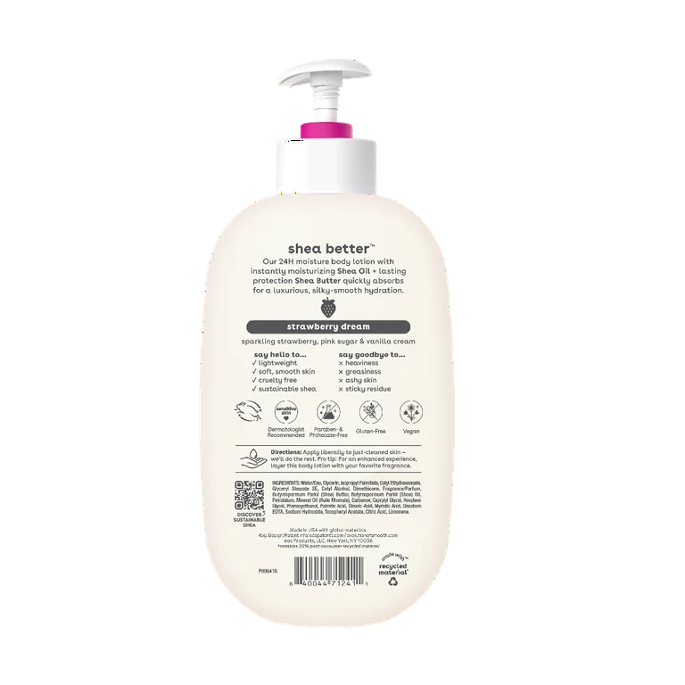 Crema Hidratante Corporal EOS Strawberry Dream (473 ml)