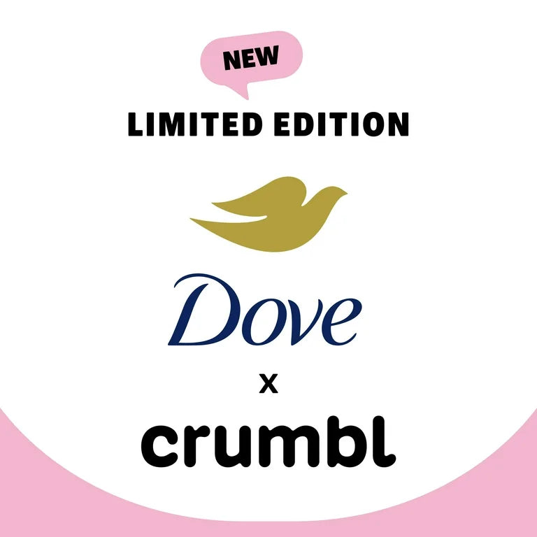 Desodorante Libre de Aluminio Dove x Crumbl Strawberry Crumb Cake (2.6 Oz)