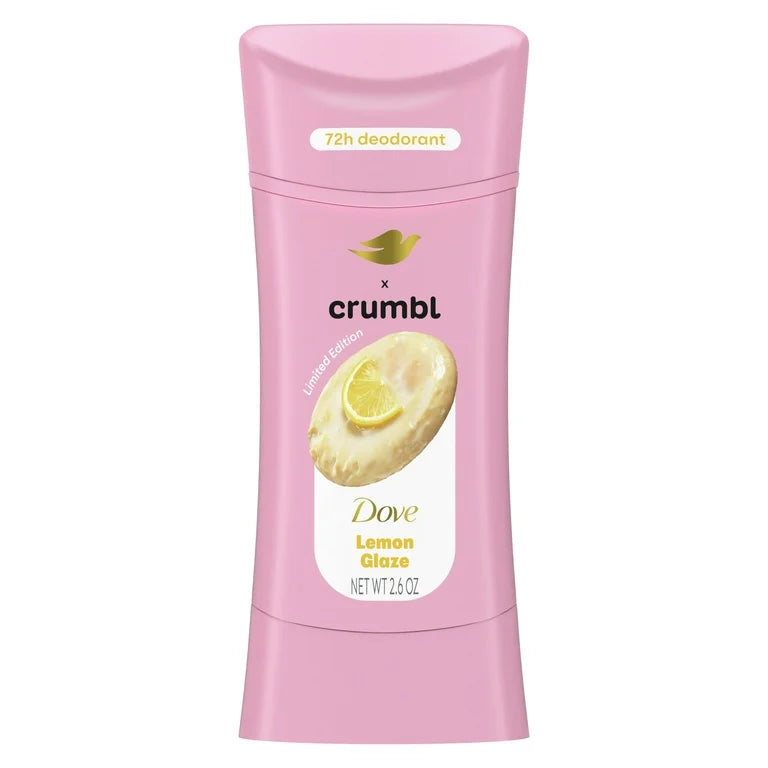 Desodorante Libre de Aluminio Dove x Crumbl Lemon Glaze (2.6 Oz)
