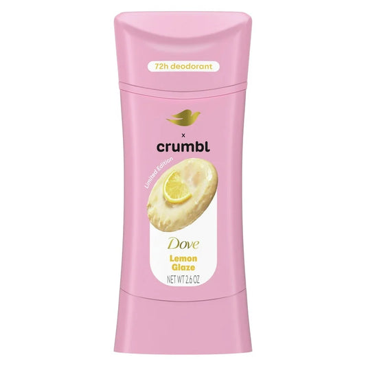 Desodorante Libre de Aluminio Dove x Crumbl Lemon Glaze (2.6 Oz)