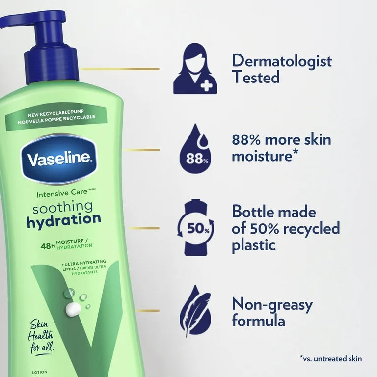 Crema Corporal Hidratante Vaseline Soothing Hydration (600ml)