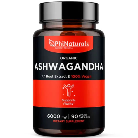 Ashwagandha PhiNaturals (90 cápsulas)