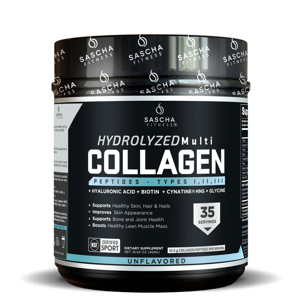 Colágeno Hidrolizado Sascha Fitness Sin Sabor (469 gramos)