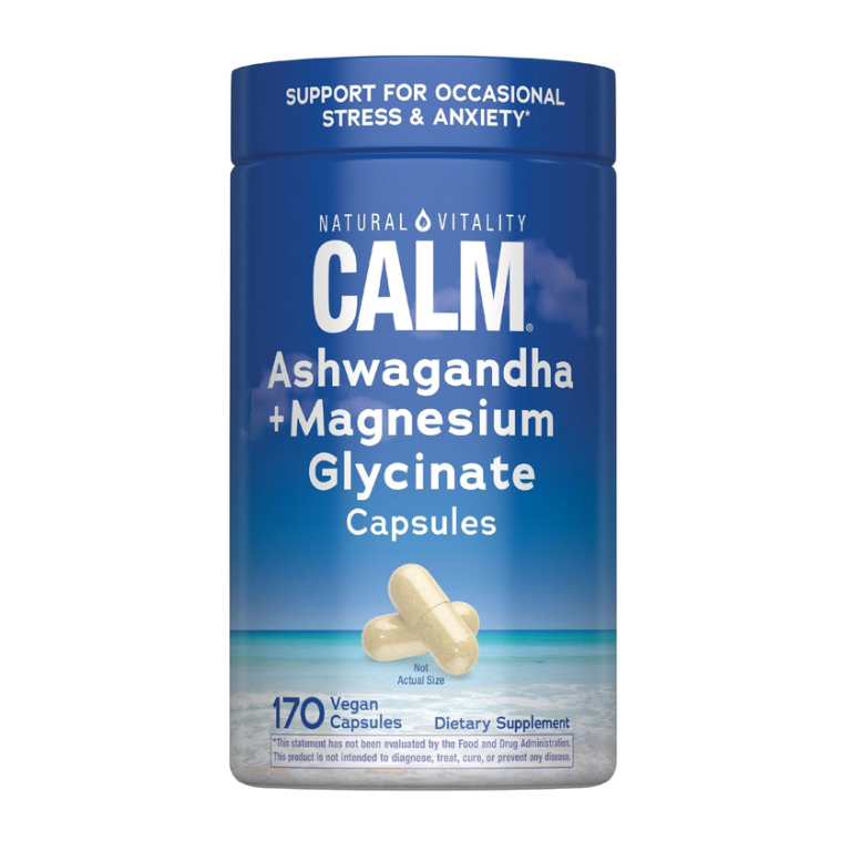 Glicinato de Magnesio + Ashwagandha CALM (170 cápsulas)