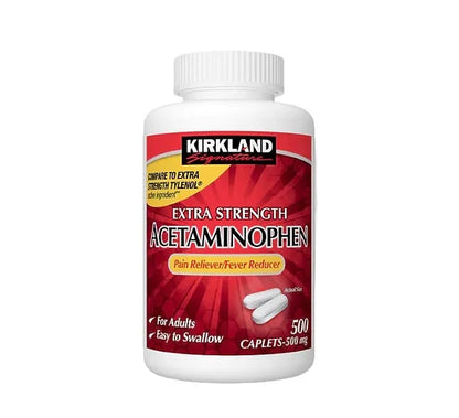 Acetaminofén Kirkland (500 capletas)