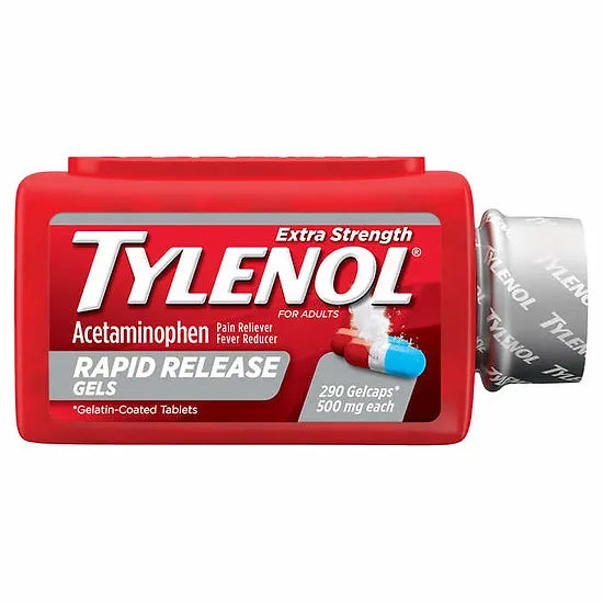 Tylenol Rapid Release 500mg (290 gelcaps)