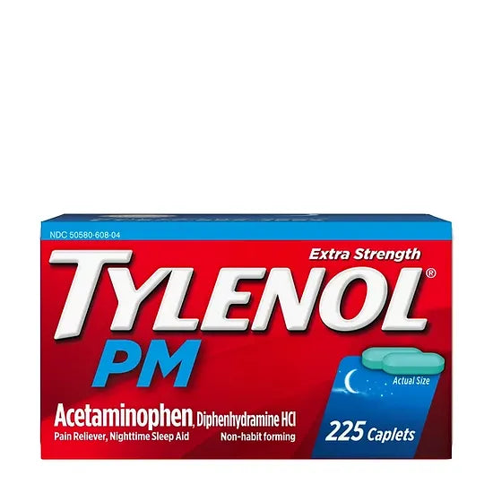 Tylenol PM Extra Strength (225 capletas)