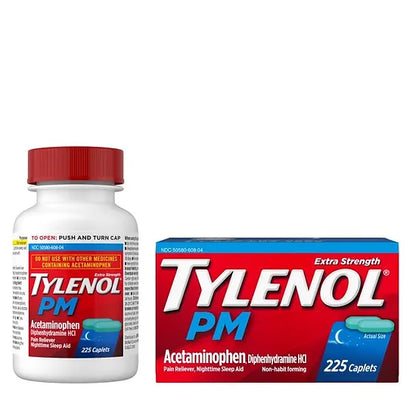 Tylenol PM Extra Strength (225 capletas)