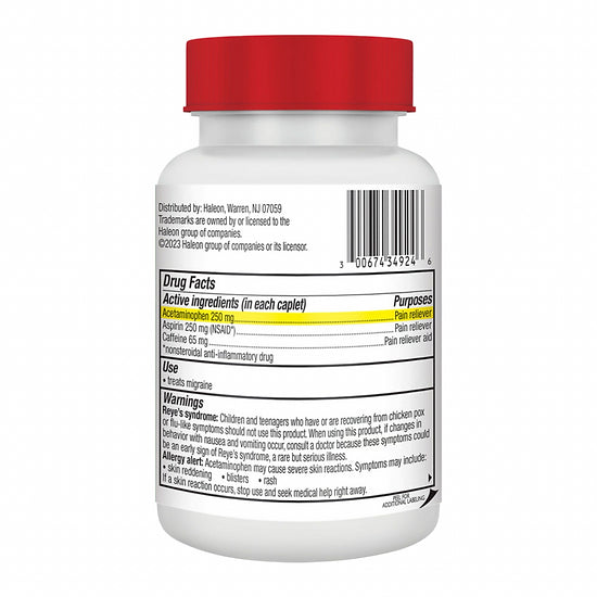 Excedrin Migraña (300 capletas)