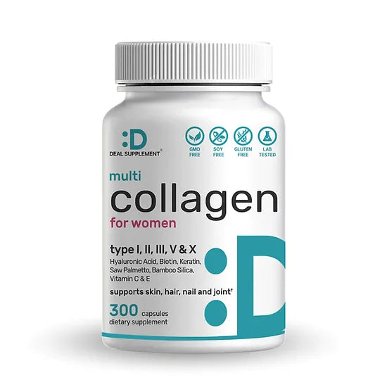 Multi Colágeno para Mujeres Deal Supplement (300 cápsulas)