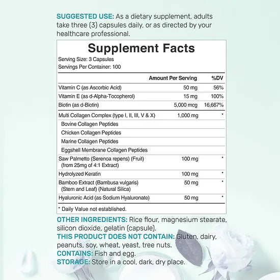 Multi Colágeno para Mujeres Deal Supplement (300 cápsulas)