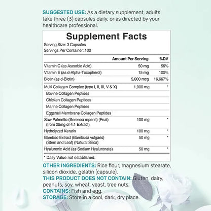 Multi Colágeno para Mujeres Deal Supplement (300 cápsulas)