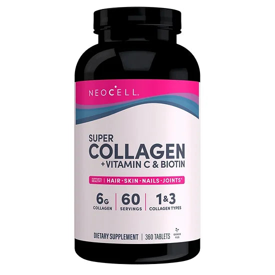 Súper Colágeno NEOCELL + Vitamina C y Biotina (360 tabletas)