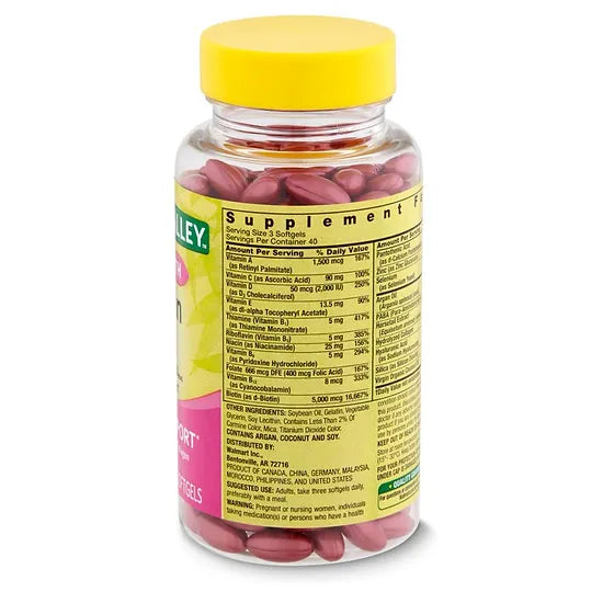 Hair, Skin & Nails Spring Valley (120 softgels)