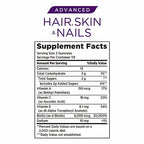 Hair, Skin & Nails Advanced 2X Biotin (230 gomitas)