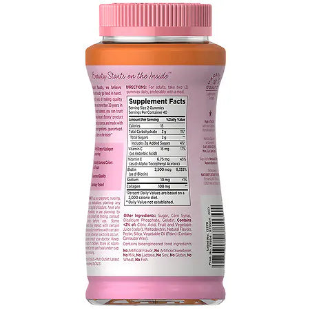 Hair, Skin & Nails Naranja Nature's Bounty (80 gomitas)