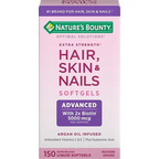 Hair, Skin & Nails Extra Strength Nature's Bounty (150 softgels)