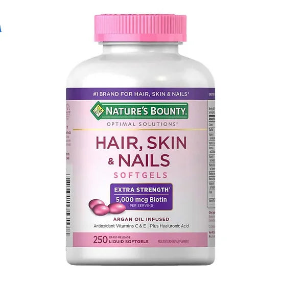 Hair, Skin & Nails Extra Strength Nature's Bounty (250 softgels)