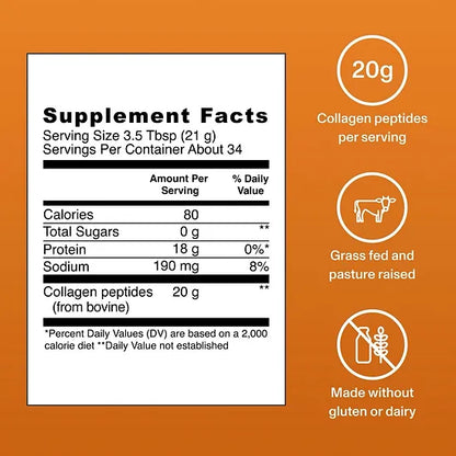 Colágeno Peptidos Vital Proteins Caramelo (729 gramos)