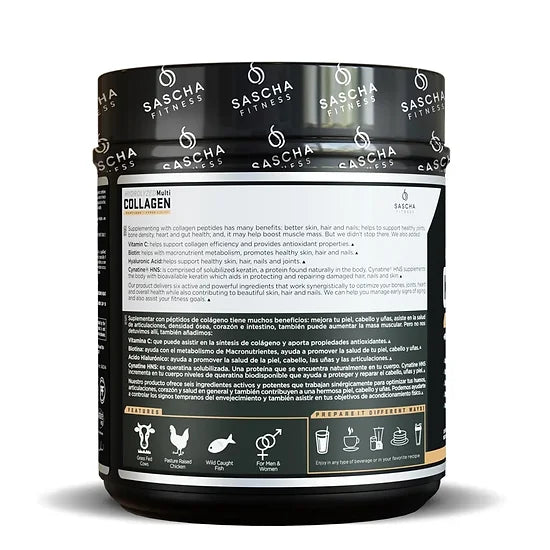 Colágeno Hidrolizado Sascha Fitness Caramelo Macchiato (507.5 gramos)