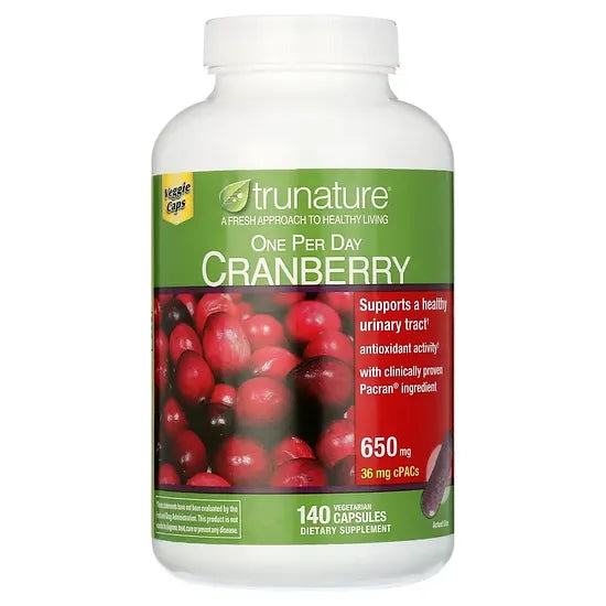 Cranberry Trunature 650mg (140 cápsulas)