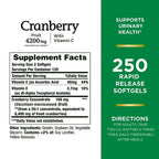 Cranberry Nature’s Bounty 4.200mg (250 softgels)